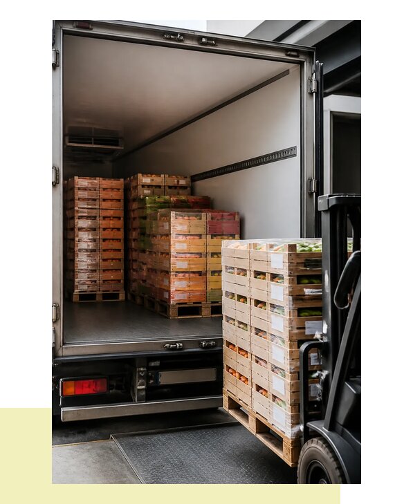 Перевозка сельхозпродукции на паллетах с доставкой в Кулебаки